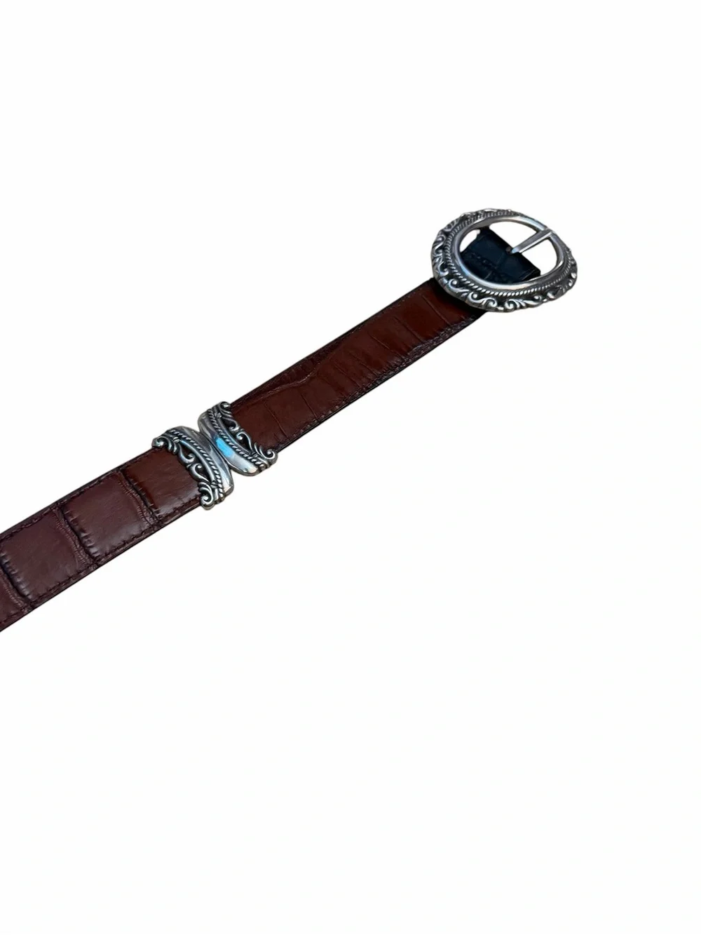 Brighton Brown Leather Belt Reversible